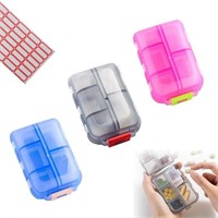 Pocket Pill Case, Micro Pharmacy Pill Case with