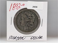1892-O 90% Silver Morgan $1 Dollar