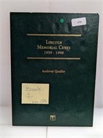 Incomplete Lincoln Penny Book