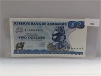 Zimbabwe Two Dollars