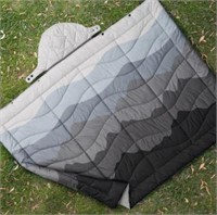 Weatherproof summit outdoor blanket gray $35