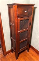 vintage 5ft Pie Safe cabinet- fair condition