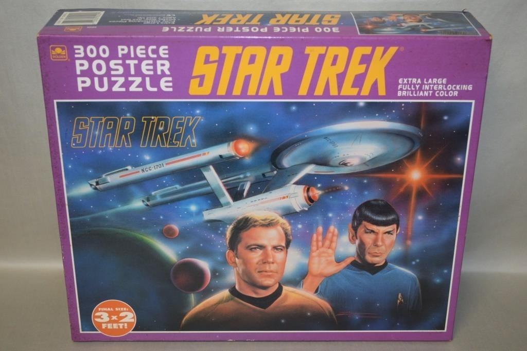 Sealed 1993 Golden Star Trek 300pc Extra Large