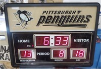 Pittsburg Penguins Clock