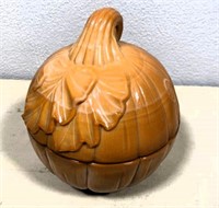 6" Longaberger slag glass Pumpkin