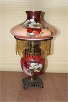 Gone With the Wind parlor lamp decorated with