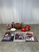 Wisconsin Badger items and Lynn Dickey signed