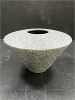 Claude Dumas Postmodern Ceramic UFO Vase
