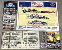 NHRA Winston Drag Racing Poster + Programs