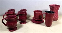 Longaberger mugs, Vase & more