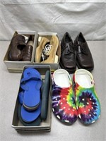 Assortment of Shoes, Sandals and Crocs