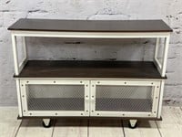 Farmhouse Style Console w/ Industrial Accents