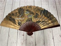 Vintage Hand Painted Fan
