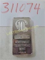 10 Tr. oz. .999 Silver Bar - made in USA