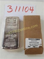 Kilo of .999 Silver