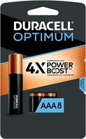 Duracell Optimum AAA Batteries  8 Count