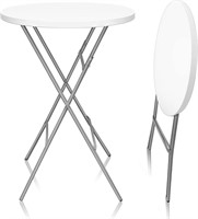 HiEthan 32 Outdoor Bar Table - White