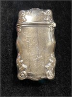 Antique Sterling Silver Matchsafe Vesta