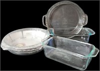 Clear Glass Baking Pans