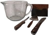 Measuring Cup and Wood Utensils