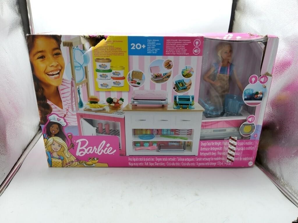 Barbie cooking doll and playset