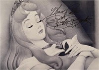 Autograph COA Sleeping Beauty Media Press Photo