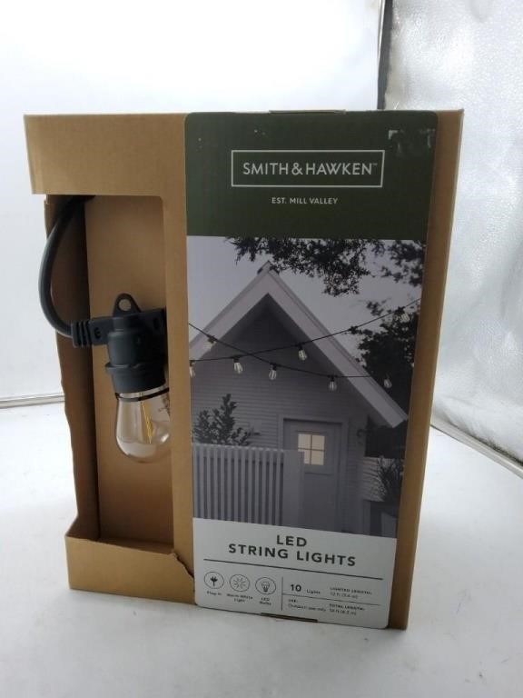 Smith and Hawken led string lights