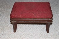 Foot stool with upholstered top