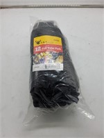 12 pairs or large black work gloves