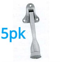 5pk 4" Kick Down Door Holder, Chrome, Ives FS455
