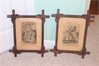 Pair of William Purnell Snow Hill, MD frames