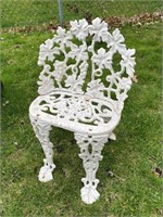 cast iron patio chair