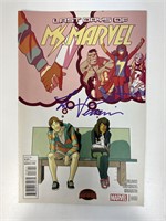 Autograph COA Ms Marvel Comics