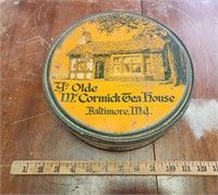 1936 Mccormick & Company Tea Bag Tin- Nice Colors