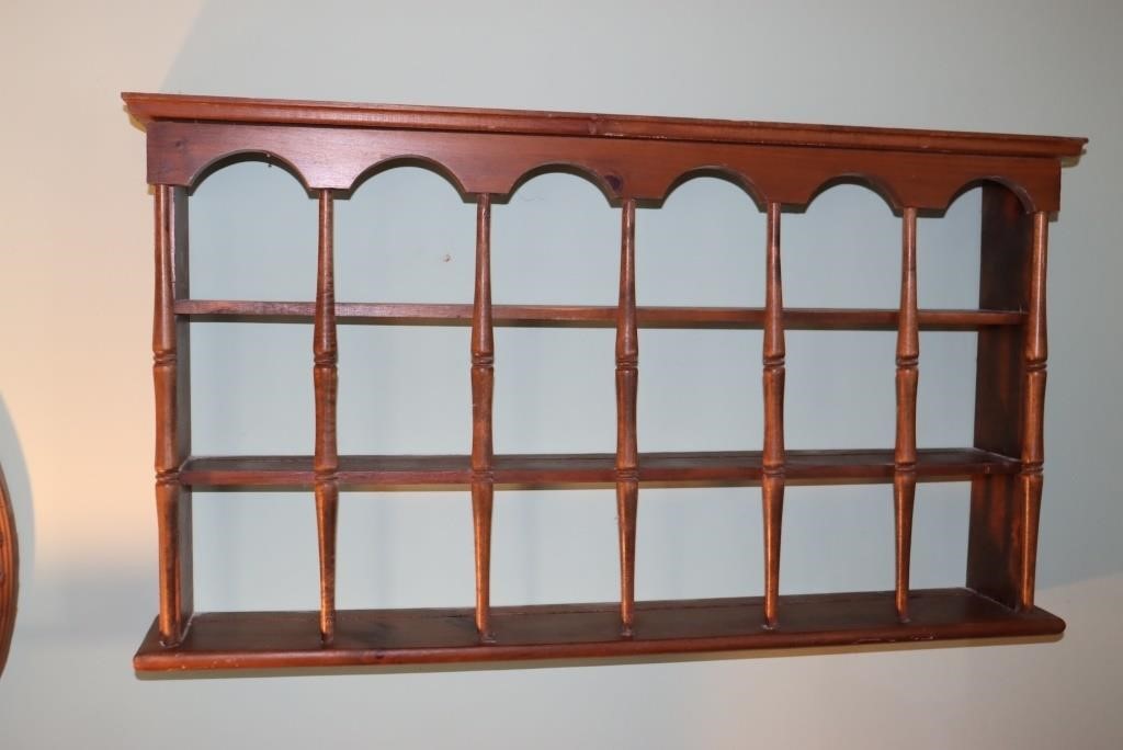 Wall mounted display shelf 36.5" X  20.25"