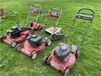 3pcs- TORO push mowers- fair cond. untested