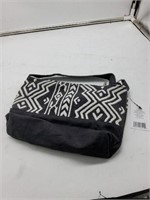Black and white purse