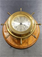 Seth Thomas Helmsman Ship's Wheel Brass