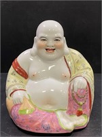 Vintage Hand Painted Sitting Buddha