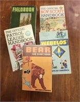 (5) Old Boy Scout Books- Including The Official