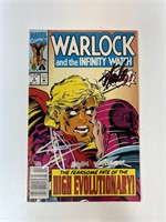 Autograph COA Warlock Comics