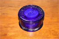 Caswell - Massey cobalt blue powder jar perfume