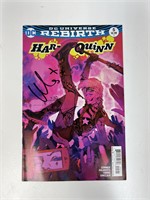 Autograph COA Harley Quinn Comics