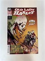 Autograph COA Harley Quinn Comics