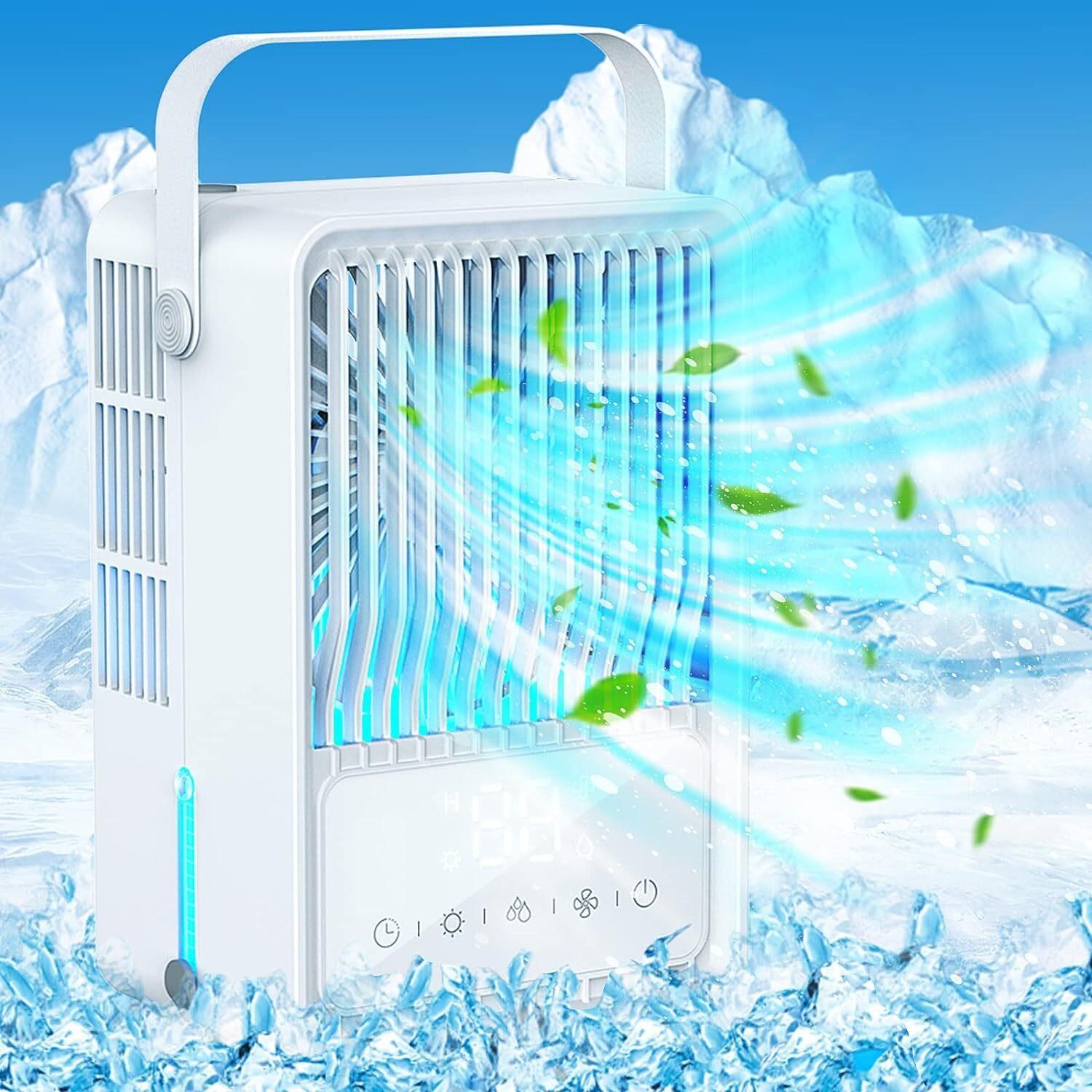 4 in 1 Portable Air Conditioner  600ml  1-8H Timer