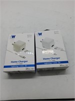 2 JW hoke chargers USB-A 5 feet