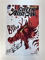 Autograph COA Green Arrow Comics