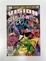 Autograph COA Vision Scarlet Witch Comics