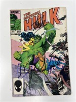 Autograph COA Hulk Comics