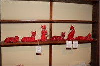6 Hamilton Collection cat figurines